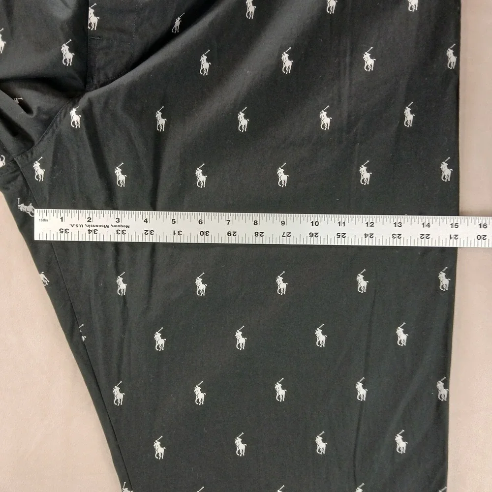 Polo Ralph Lauren XLT Mens Pajama Pants Black Loungewear